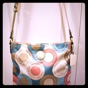 Coach Signature File Bag 